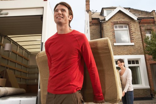 Professional movers helping with a relocation in Penge
